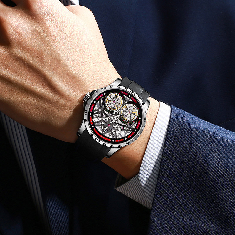 马克华菲正品牌罗杰新款潮流机械表 马克华菲手表国产腕表