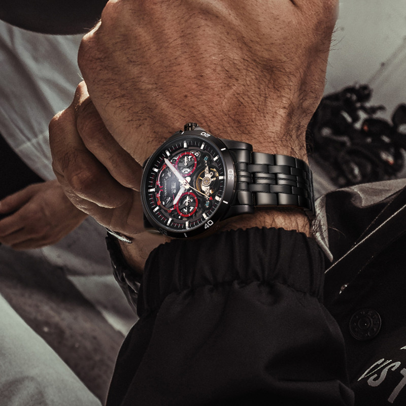 马克华菲新款男士全自动十大机械表 马克华菲手表国产腕表