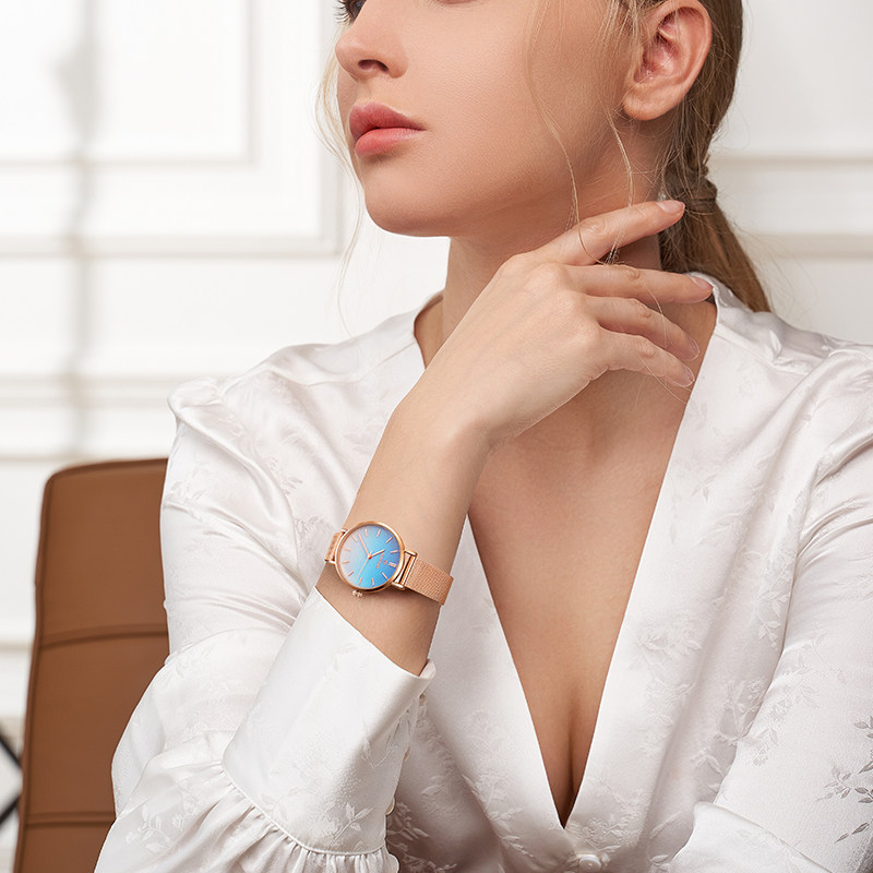 马克华菲新款小金表满天星简约女表 马克华菲手表国产腕表