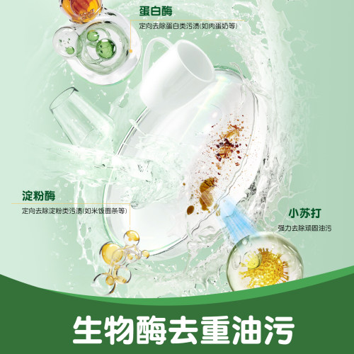 LARGE洗碗粉a类洗碗机专用洗涤剂重油污果蔬食品级清洗剂方太耗材 - 图2