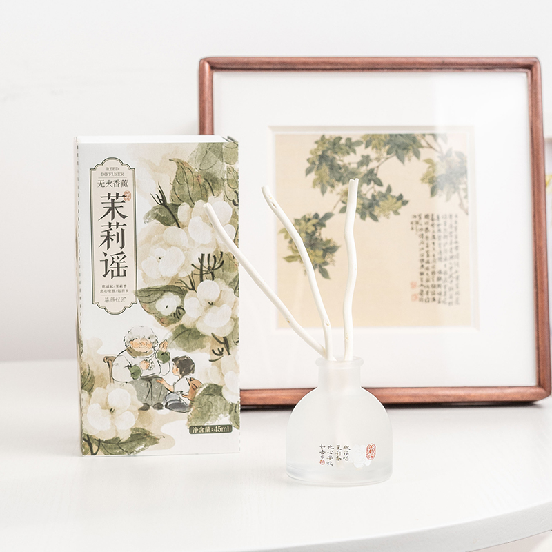 茶颜悦色|无火香薰茉莉谣持久茉莉晚香玉香调香薰*2