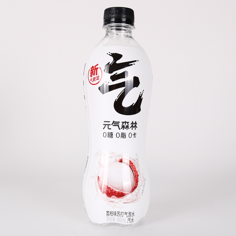 元气森林苏打气泡水 白桃味480ml*5瓶 - 图2