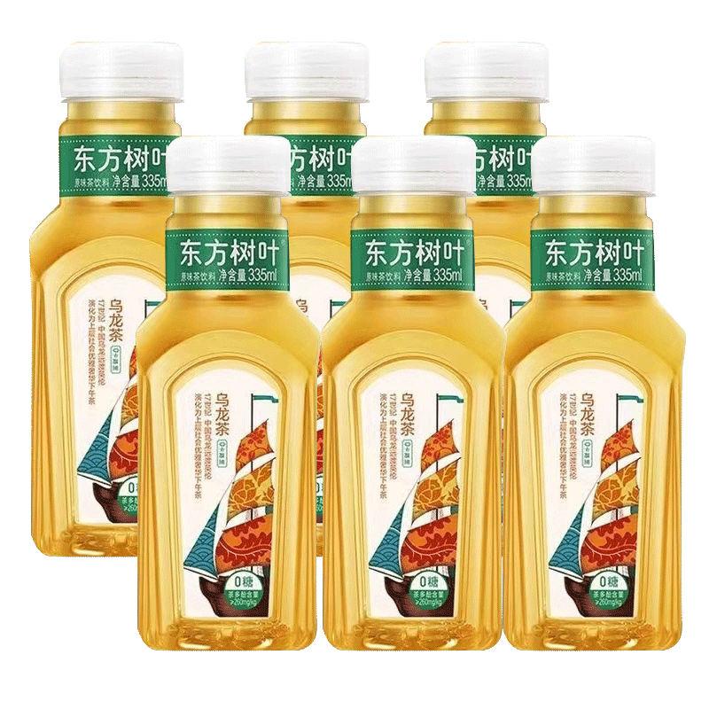 东方树叶茶饮料335ml*6瓶桂花乌龙茉莉花饮料-z,淘宝优惠券,粉丝福利购,淘宝优惠卷