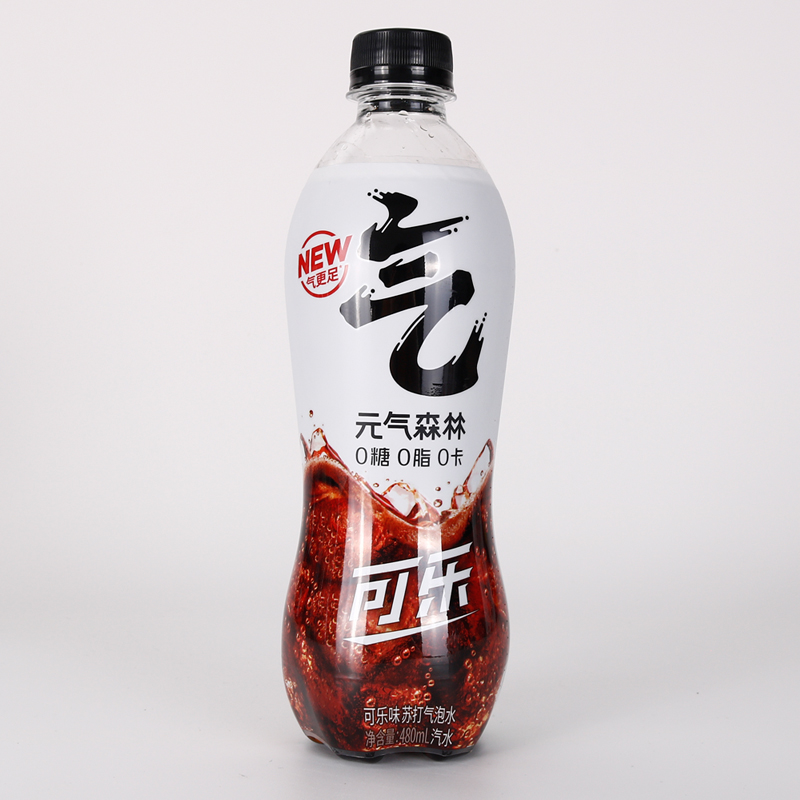 元气森林苏打气泡水 白桃味480ml*5瓶 - 图1