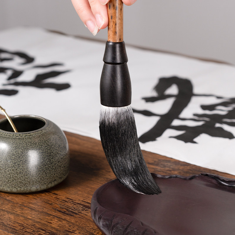 善琏湖笔 天涯 毛笔套装高档专业书法斗笔正品大毛笔大号特大对联春联国画专用文房四宝大字对联专用兼毫提斗,淘宝优惠券,粉丝福利购,淘宝优惠卷