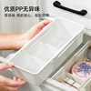 Cabinet storage box Retractable kitchen miscellaneous storage basket Desktop snacks sorting box Household drawer storage box