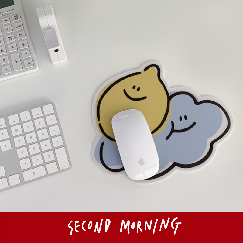 幸会潮玩 Second Morning 鼠标垫可爱柠檬办公防滑异形垫桌垫灵敏,淘宝优惠券,粉丝福利购,淘宝优惠卷