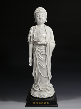 微美仿古风供奉陶瓷阿弥陀佛像