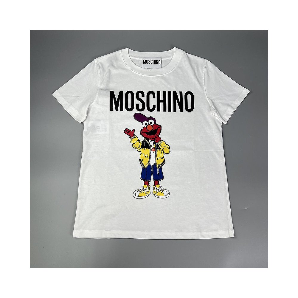 香港直邮MOSCHINO 白色女士T恤 A0777-6040-1001 - 图0