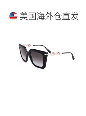 自营salvatore ferragamoFerragamo女士51毫米黑色太阳镜-黑色 美