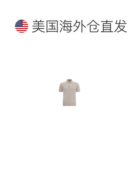 自营Brunello Cucinelli Cotton Polo Men's Shirt - beige 美国