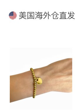 自营 Adornia 球珠手链 黄金纯银 .925 纯银 黄色 美国奥莱直发