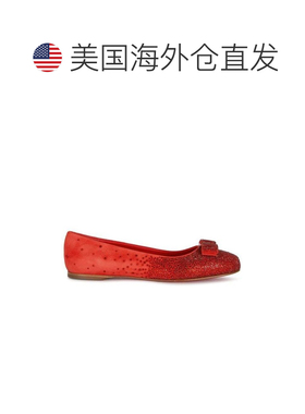 自营Salvatore Ferragamo Calfskin Ballet Women's Flats - mult