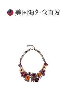 自营 eye candyAmata Statement 项链 - 洋红色 - 多 美国奥莱直