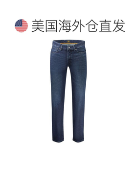 自营Hugo Boss Cotton Men Men's Jeans - blue 美国奥莱直发