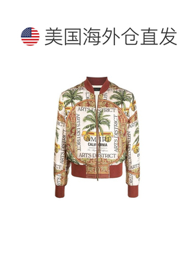 自营Amiri Silk Men's Bomber - beige 美国奥莱直发