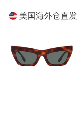 自营Burberry深绿色猫眼女士太阳镜BE4405 331671 51 - multi 美