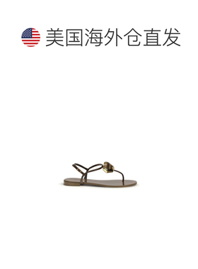 自营Giuseppe Zanotti Stainless Steel Flat Women's Sandals -