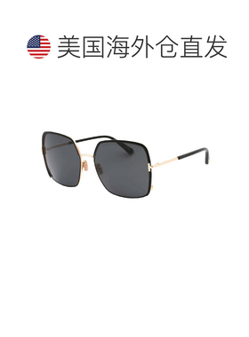 自营tom fordFT1006 02A哑光黑/金色/烟色-哑光黑/金色 美国奥莱