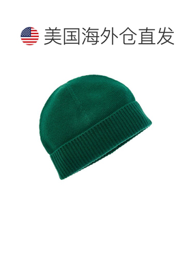自营sofiacashmere羊绒帽-绿色 美国奥莱直发帽子