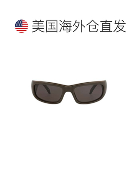 自营balenciaga方形镜框Bio Injection太阳眼镜-棕色棕色灰色 美