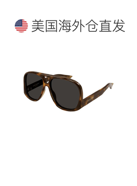 自营saint laurentSL652 SOLACE 003哈瓦那/灰色-哈瓦那 美国奥莱