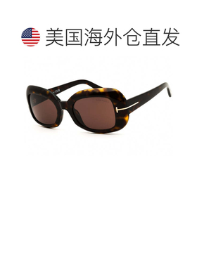 自营tom fordFT1347 52E深色哈瓦那/棕色深色砂浆 美国奥莱直发