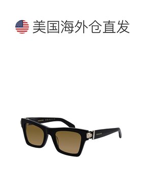 自营Salvatore Ferragamo SF 2013S 011 52mm女式猫眼太阳镜-黑色