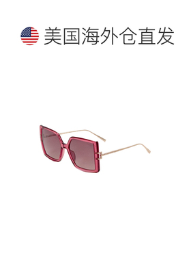 自营Chopard Women's 56 mm Red Sunglasses - transparent red