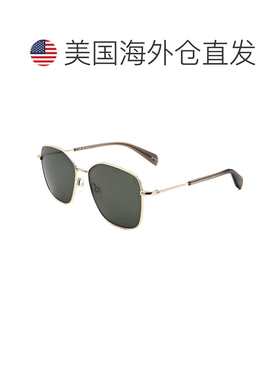 自营rag & boneRag&Bone中性款57毫米金灰色太阳镜-金灰色 美国奥