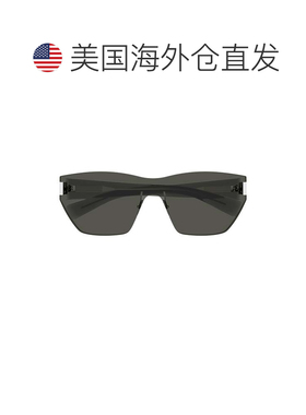 自营saint laurentSl 755 Futuristic Single Lens Black Sunglas