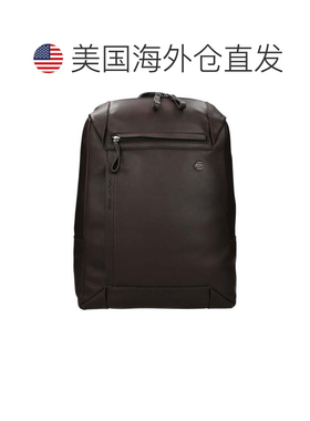 自营Piquadro Leather Men's Backpack - brown 美国奥莱直发