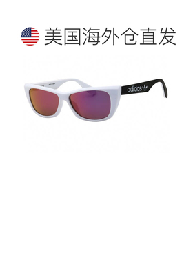自营adidasOR0027 21Z白色/紫色渐变镜子-白色 美国奥莱直发