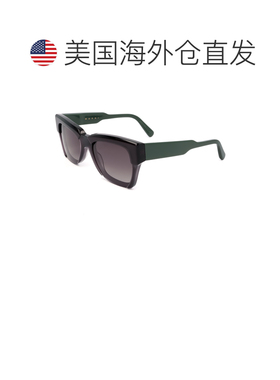 自营Marni Women's 54mm Black Green Sunglasses - black green