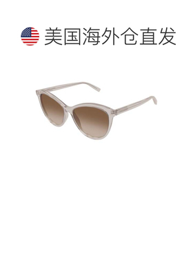自营saint laurentSl 456渐变半透明醋酸纤维猫眼太阳镜-粉红色