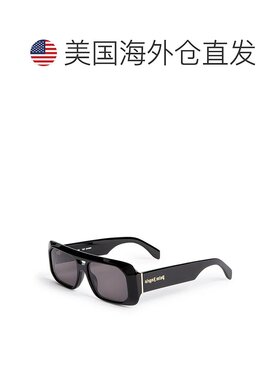 自营Palm Angels Sunglasses Rectangle Full Rim, Black Frame A