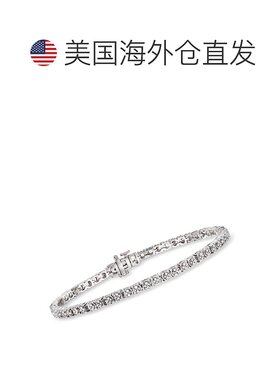 Ross-Simons Diamond Tennis Bracelet in Sterling Silver - 8 i