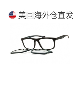 自营emporio armaniEA4235 61861W哑光棕色/透明，带灰色夹式镜头