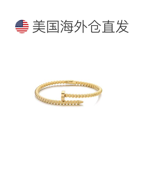 自营adorniaTarnish Resistant 18k Gold Plated Beaded Nail Cuf