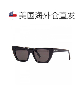 自营saint laurentSL276云母001黑色/灰色-黑色 美国奥莱直发