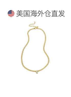 自营savvy cie jewels18k 金梨 CZ 琴颈。 - 黄色 美国奥莱直发