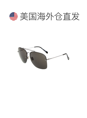 自营Tom Ford Mackenzie 64毫米男士太阳镜-闪亮深色钌 美国奥莱