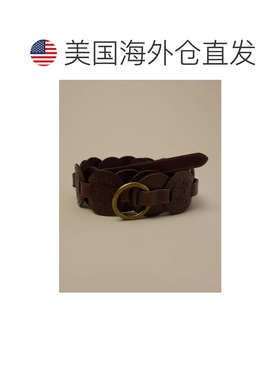 美国直邮自营lucky brandLucky品牌西部圆盘腰带-绿色 美国奥莱