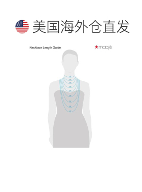 美国直邮GIVENCHY 通用 爆款毛衣链水晶项链银色金色吊坠满天星