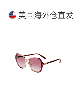 自营Coach Women's 55mm Purple Beige Gradient Sunglasses - pu