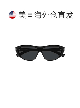 自营saint laurentSl 704 Angular Frame Black Sunglasses - bla