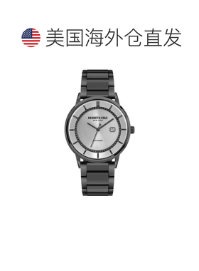 自营Kenneth Cole Men's Classic 42mm Quartz Watch - silver 美
