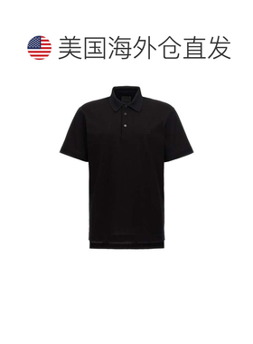 自营Givenchy Men's Logo Embroidery Polo Shirt - black 美国奥