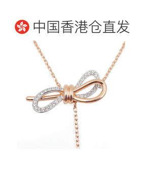 自营 SWAROVSKI/施华洛世奇 女士经典Y形蝴蝶结项链水晶七夕礼物