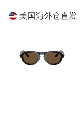 自营giorgio armani0ar8244 Bold Black Acetate Sunglasses with